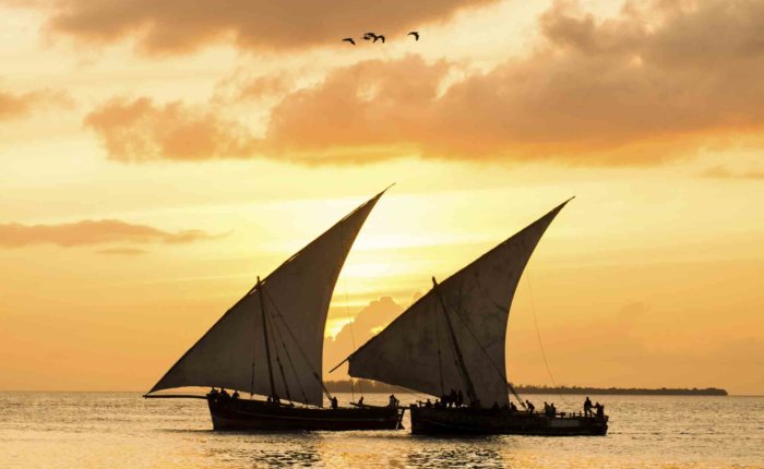 Dhow Boat Sunset Cruise Zanzibar Tanzania